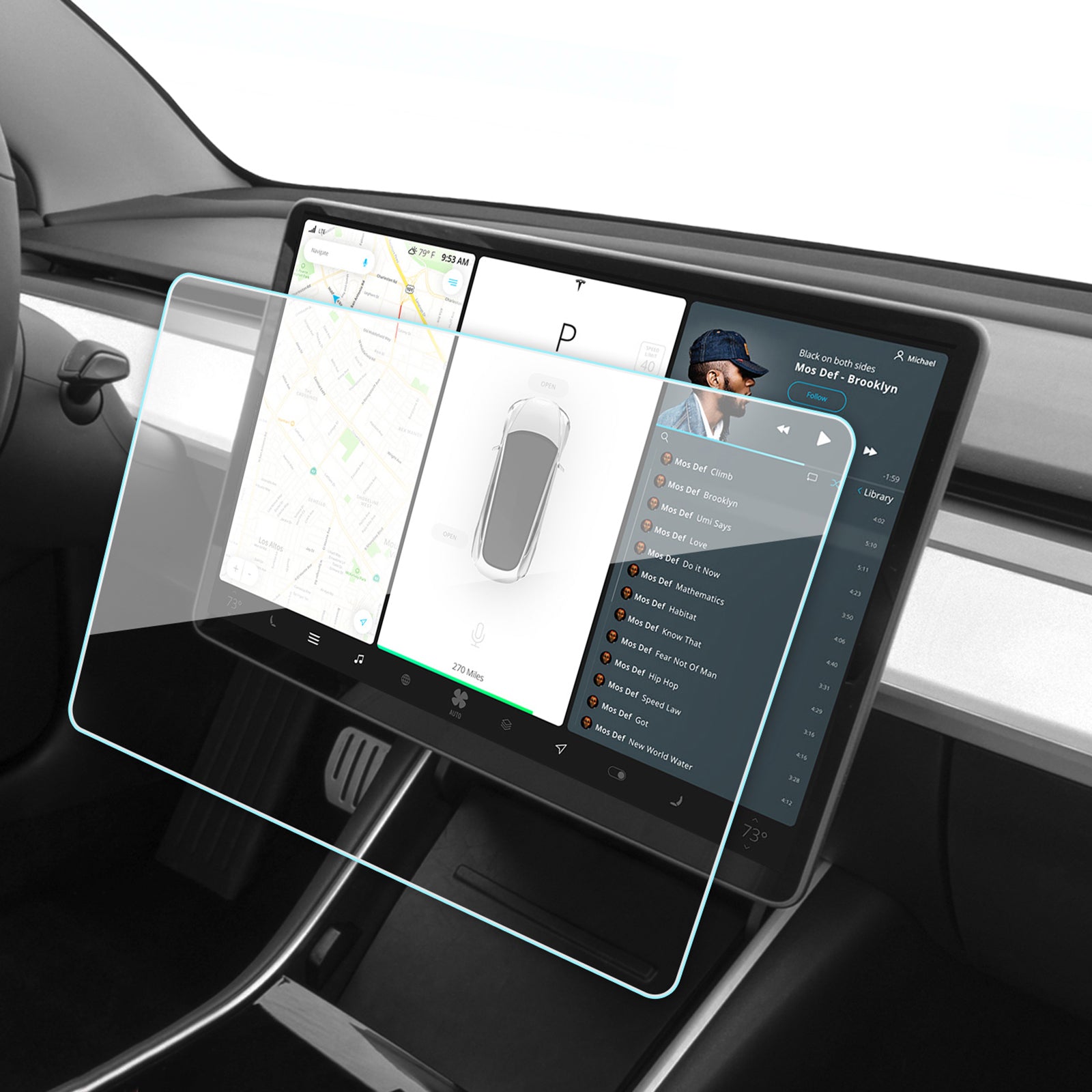 Tesla screen protector