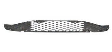 Front Central Bumper Grille With 2 Sensor Holes Satin Black for vw Id4 2020 onwards