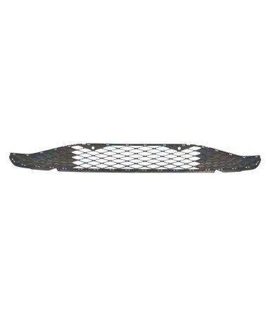 Front Central Bumper Grille With 2 Sensor Holes Satin Black for vw Id4 2020 onwards