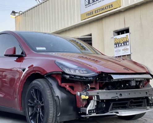 Tesla Model Y Body Parts: The Ultimate Guide for Global Distributors 10 Rear bumper cracked on Tesla Model Y in parking accident